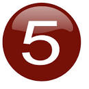 Image result for number 5 on button